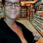Cute wife pantieless on a sunbed shot by stranger